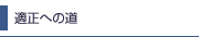 適正への道